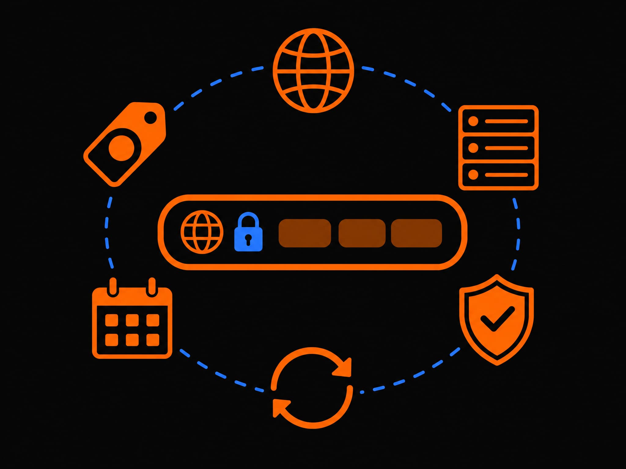 Domain management dashboard showing DNS records and nameserver settings