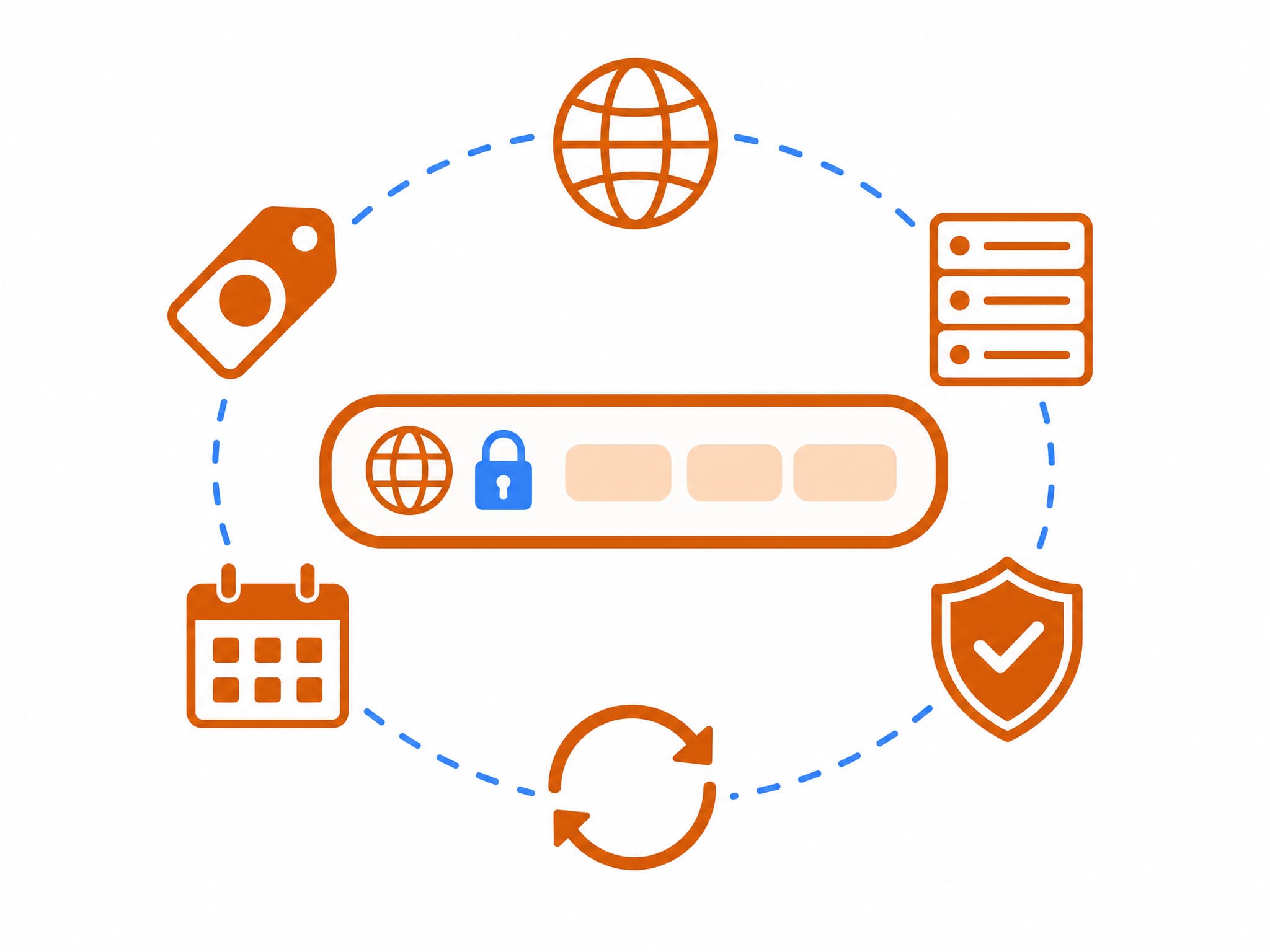 Domain management dashboard showing DNS records and nameserver settings
