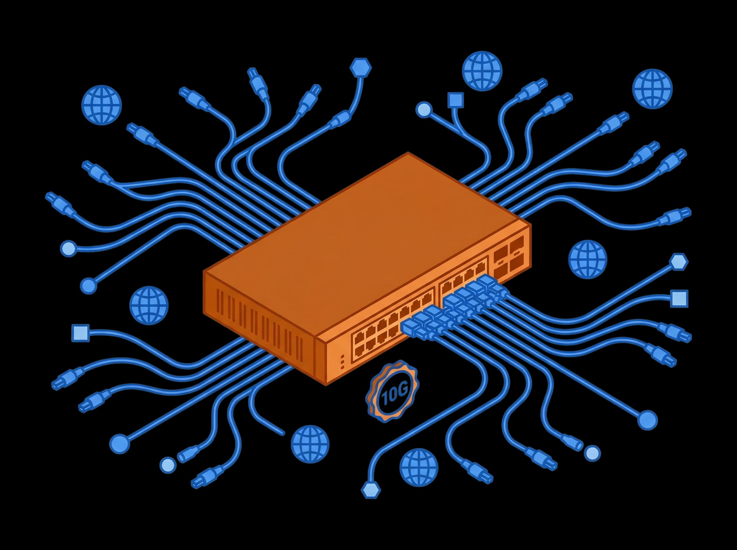 Amsterdamer Rechenzentrum-Netzwerk mit 10 Gbit/s Konnektivität