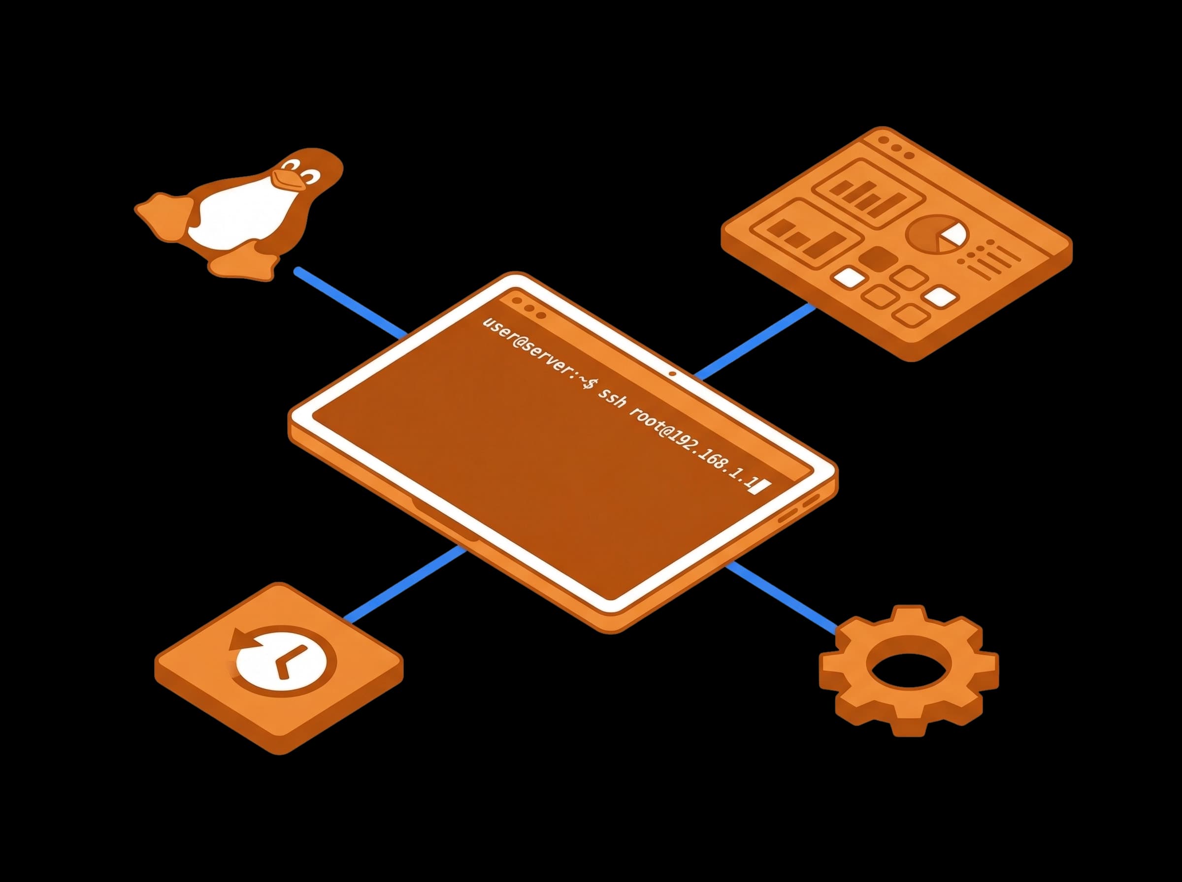 SSH-terminal met volledige root-toegang tot een QDE VPS