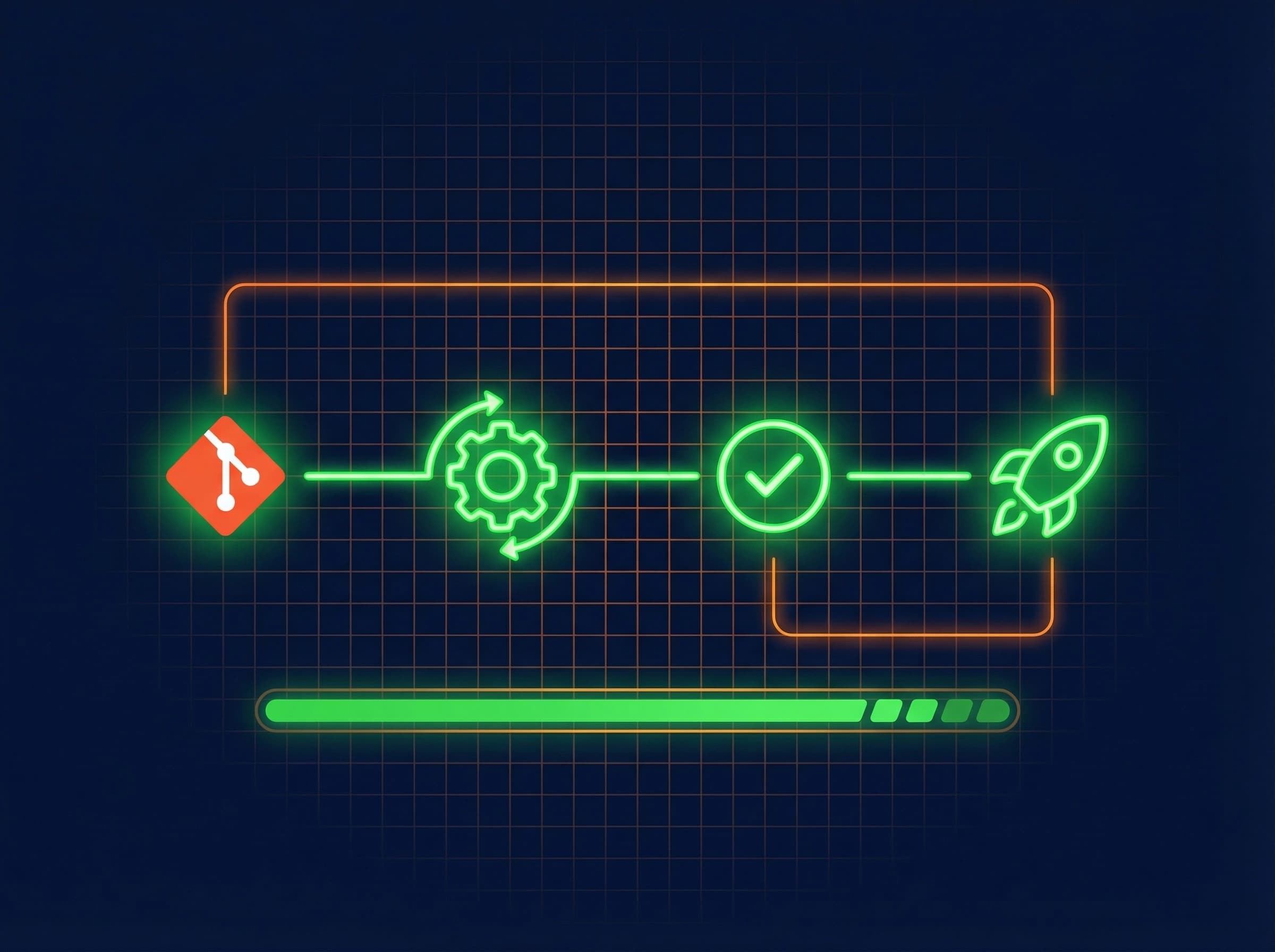 CI/CD-pipeline die builds en tests uitvoert op een VPS