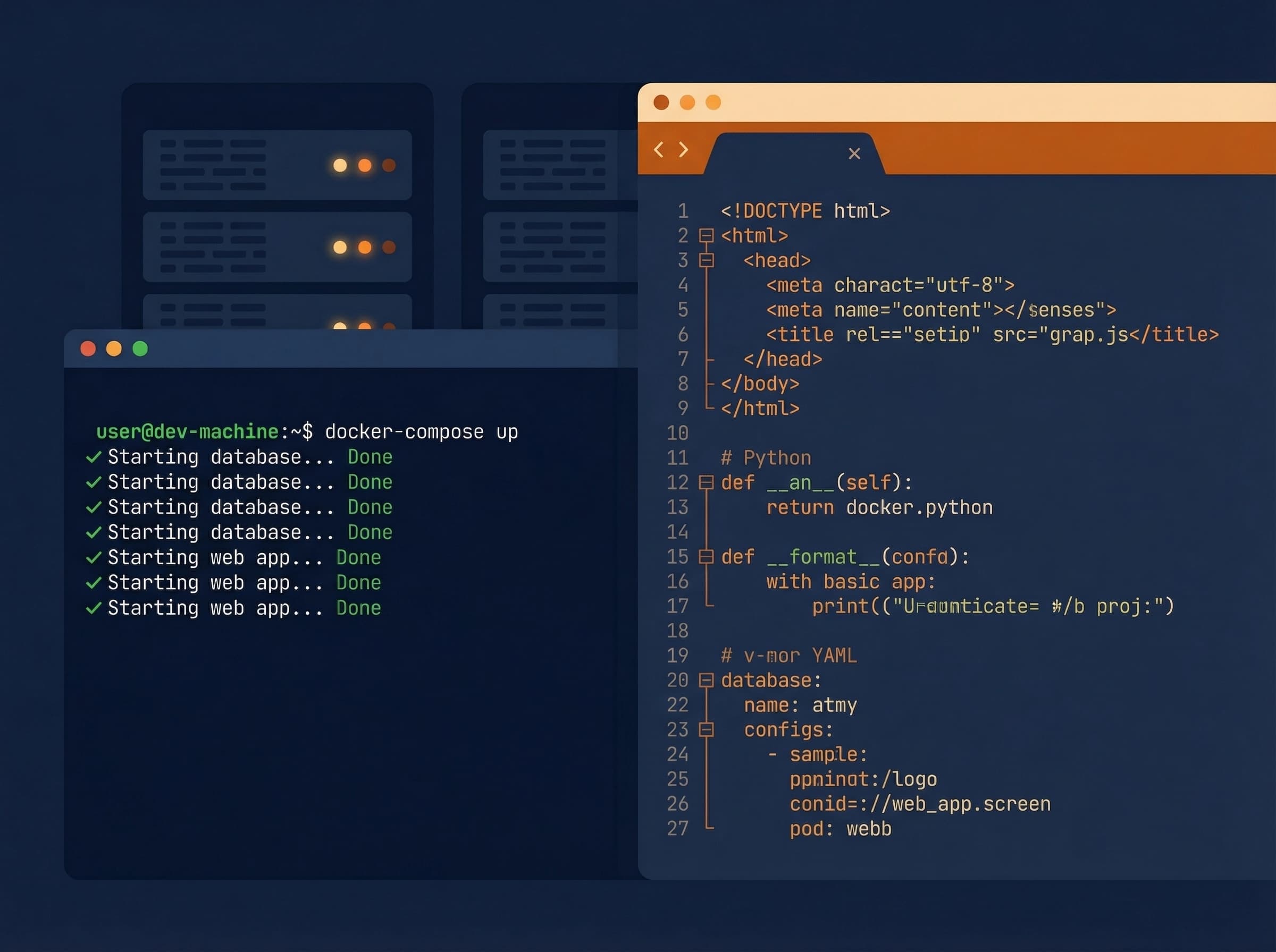 Ontwikkelomgeving op een VPS met terminal en code-editor