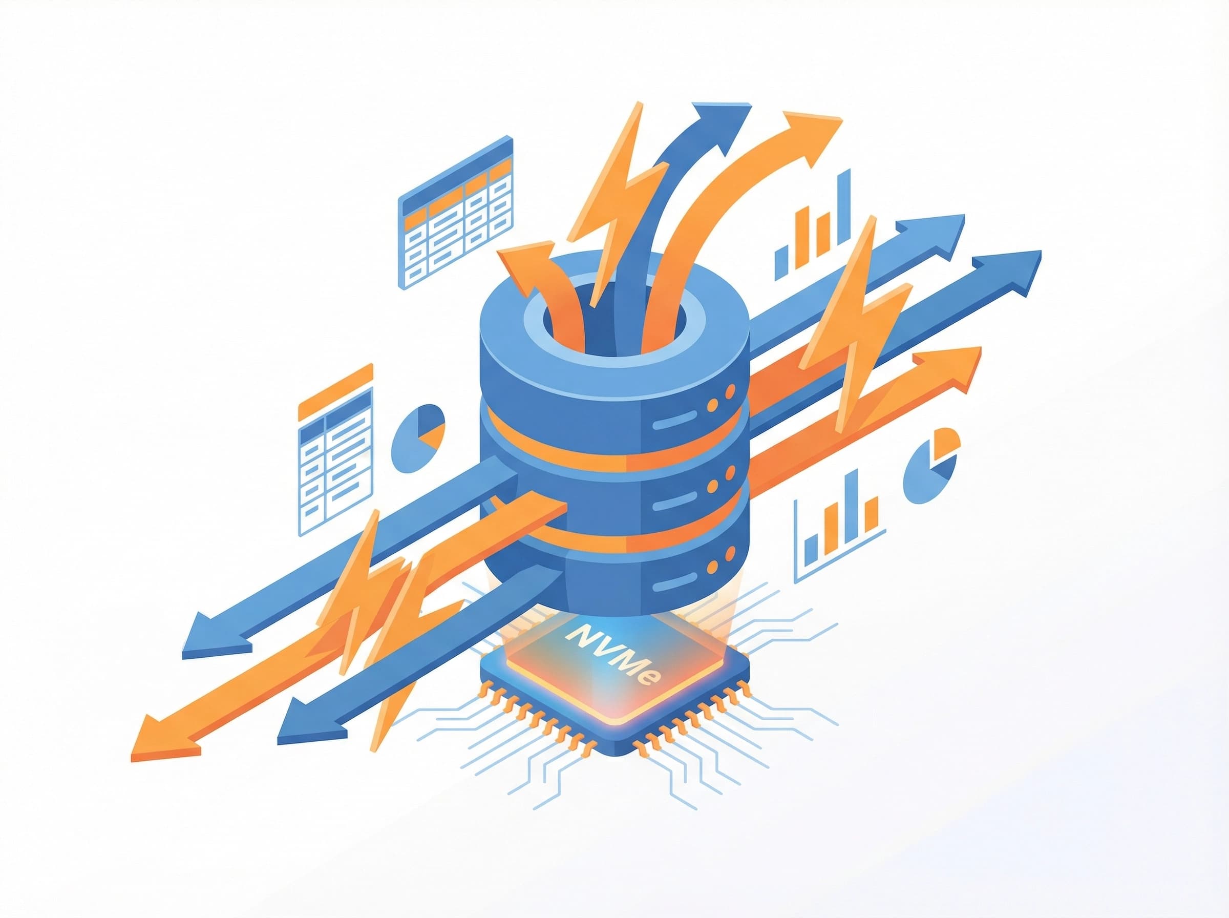 Database hosting with NVMe storage and dedicated resources