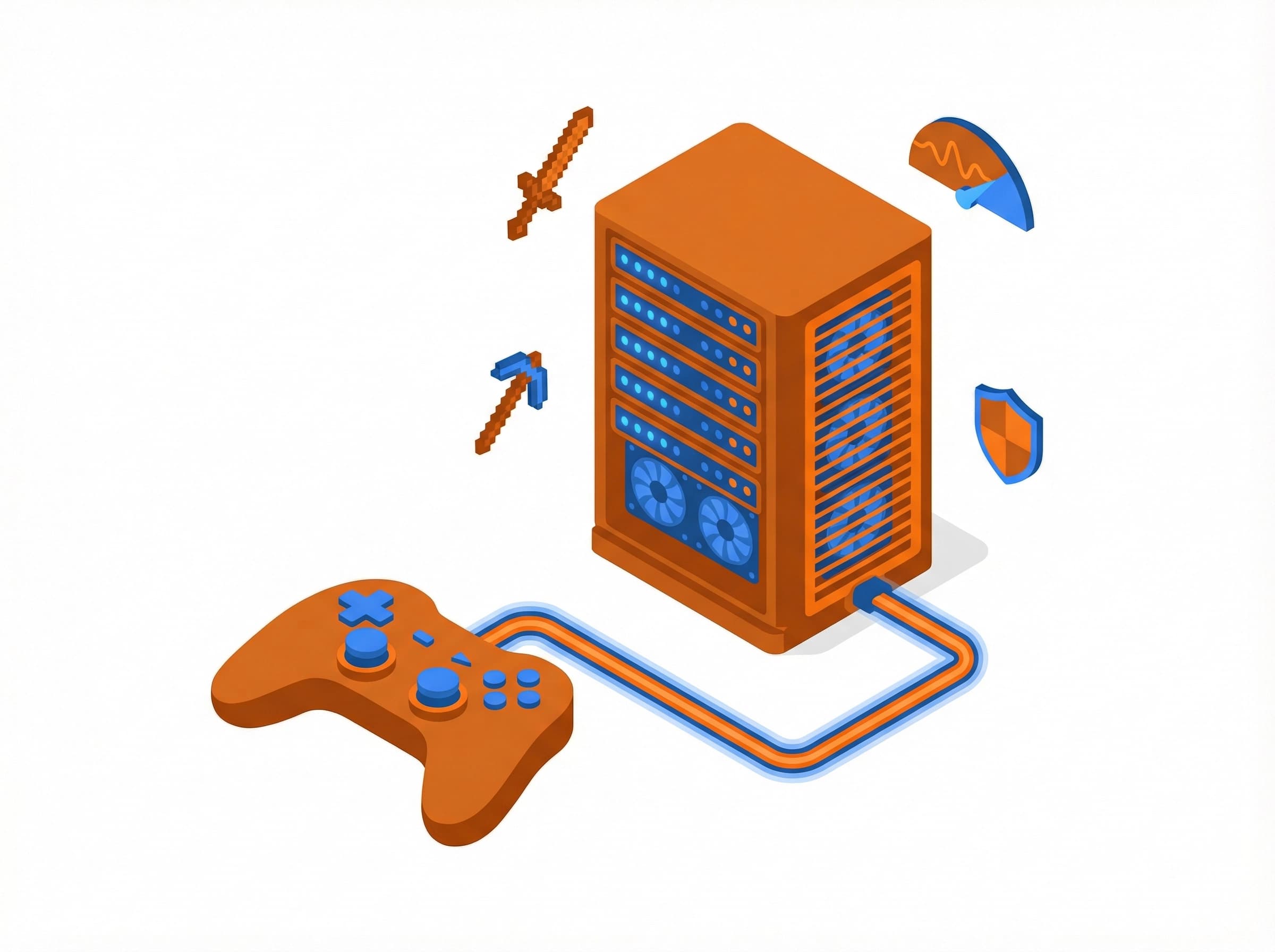 Game server hosting with low latency and dedicated performance