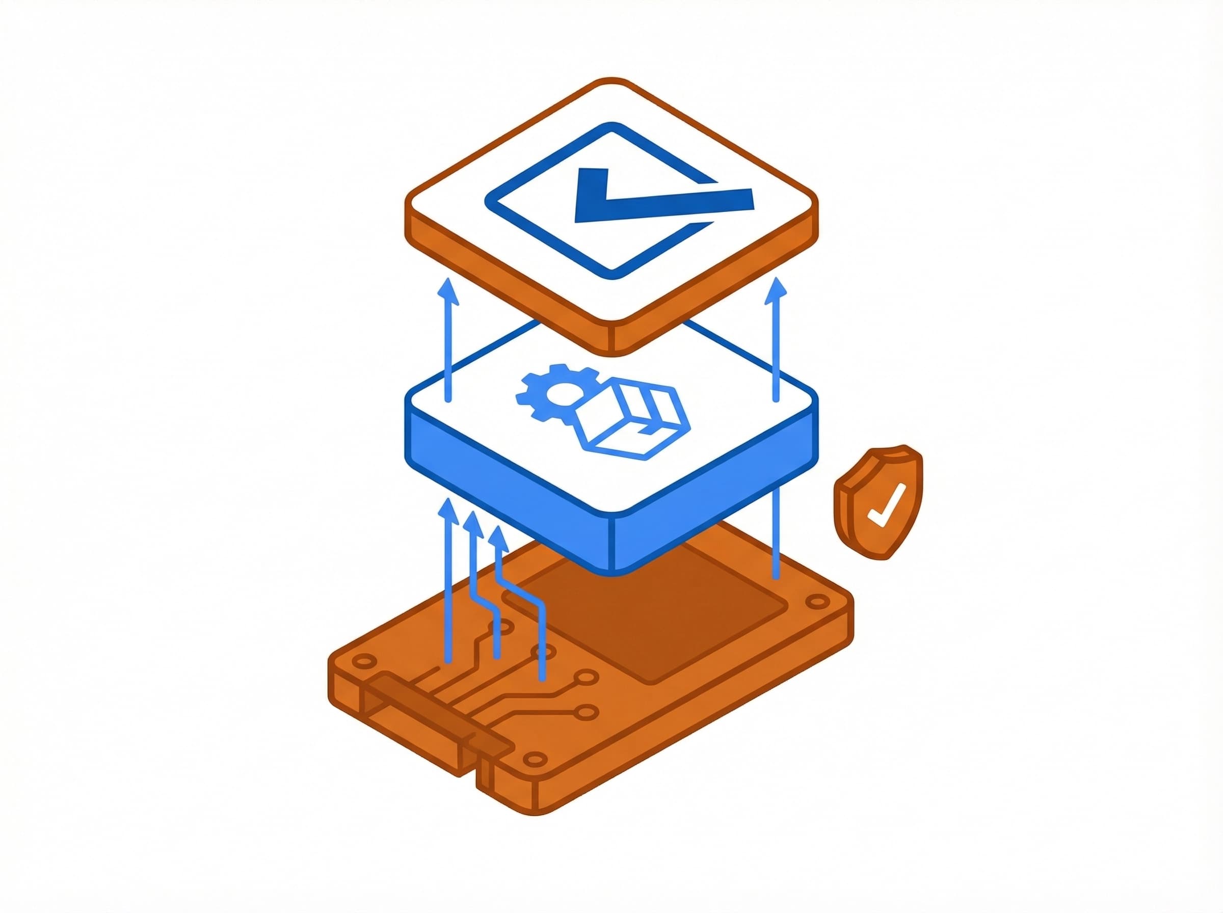 Illustration of QDE KVM VPS platform with NVMe storage and networking